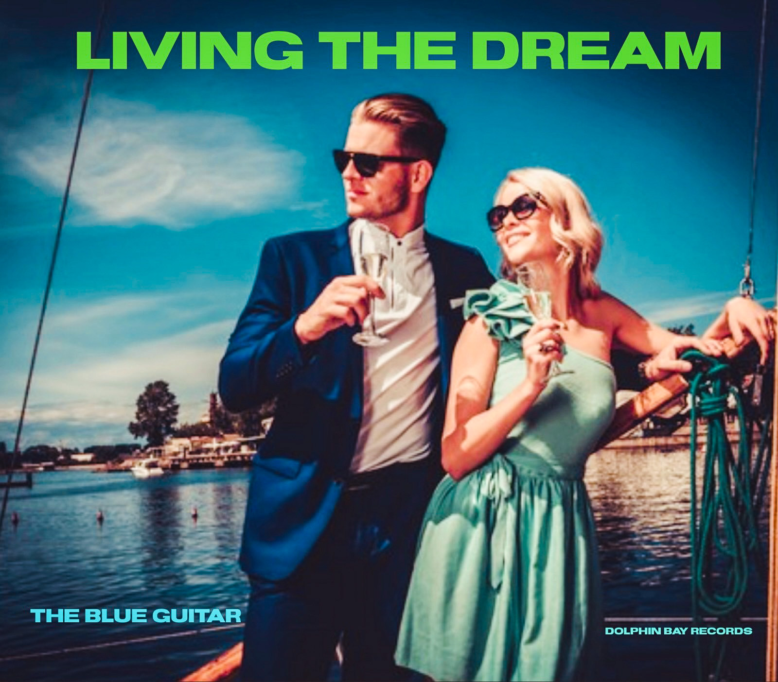 Cover art for Living The Dream by The Blue Guitar
